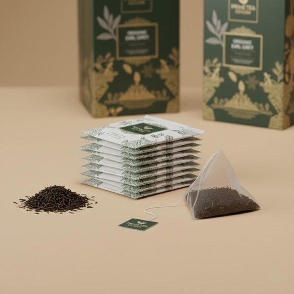 Double chamber tea bags